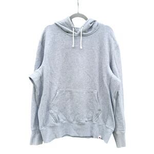 BEST MADE CO. Gray Cotton Hoodie Sweatshirt Large